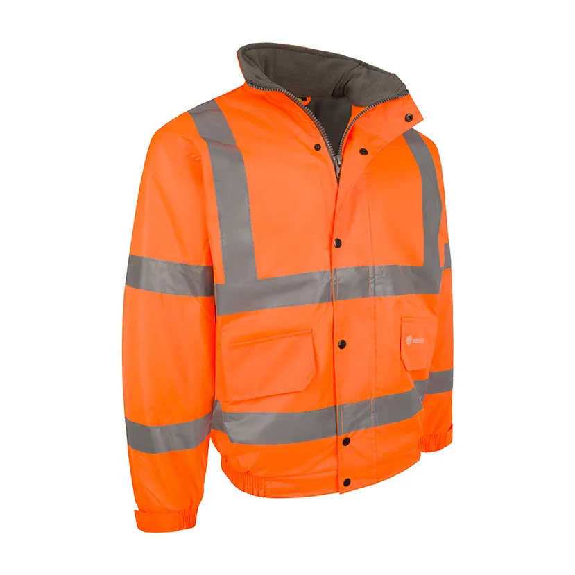 Beeswift Hi-Vis Fleece Lined Bomber Jacket